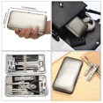 thumbnail image 6 of 19-Piece Stainless Steel Manicure Pedicure Kit, Professional Nail Clipper Grooming Set, Travel Case for Home & Travel Use TIKA, 6 of 6