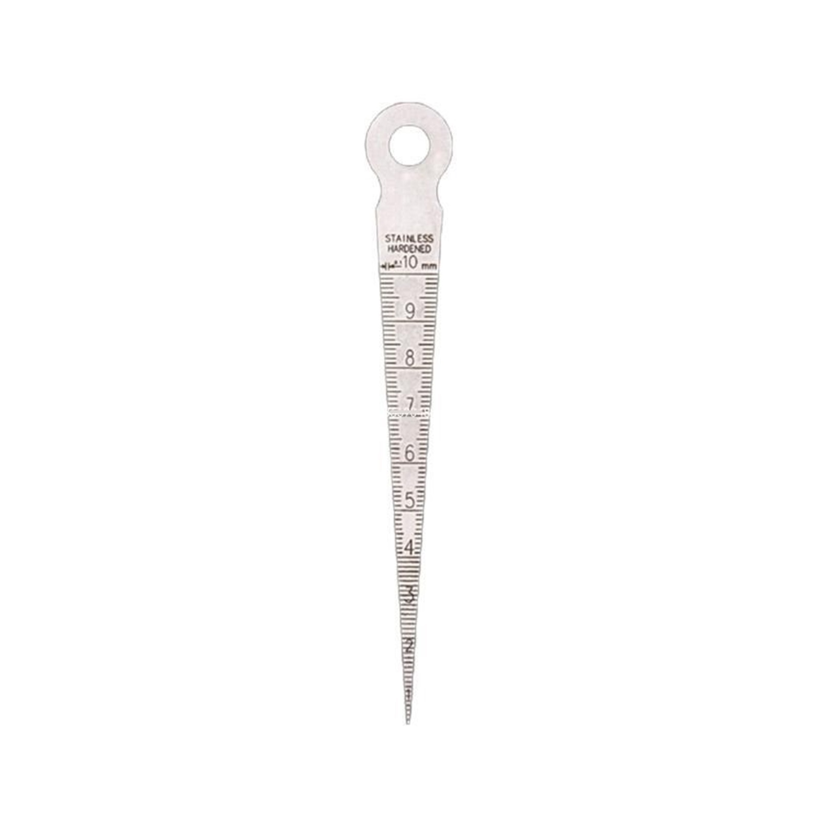 Engine measuring tool feeler gauge thickness measuring tool wedge-shaped triangle feeler gauge ,High Strength