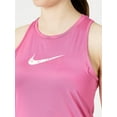 thumbnail image 4 of Nike Dri-FIT One Women's Graphic Tank, Pink/White, L, 4 of 5