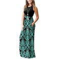 thumbnail image 2 of Vestido largo suelto sin mangas de verano para mujer Vestido largo casual con bolsillos Ormromra  FSHY034-418, 2 of 3