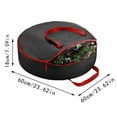 thumbnail image 7 of piaybook Large Christmas Tree Storage Box Container Christmas Tree Ornament Storage Bag With Handle Christmas Stuff Organizer Made from Durable Waterproof Fabric Christmas Tree Storage Bag, 7 of 7