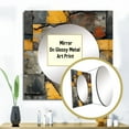 thumbnail image 3 of Designart "Rugged Concrete Illusion Art III" 0 Square Mirror Wall Decor Modern - Large Grey Square Bathroom Mirror - Square Printed Wall Mirror Art, 3 of 5