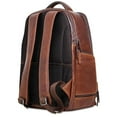 thumbnail image 4 of Jack Georges Voyager Hand-Stained Buffalo Leather Tech Backpack #7527 (Black), 4 of 5