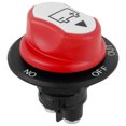 thumbnail image 1 of Battery Disconnect Switch 12V-48V Battery Power Cut Off Switch Heavy Duty Reusable Plastic Battery Isolator Switch for Auto Car RV ATV Marine Boat Truck Vehicles, 1 of 10
