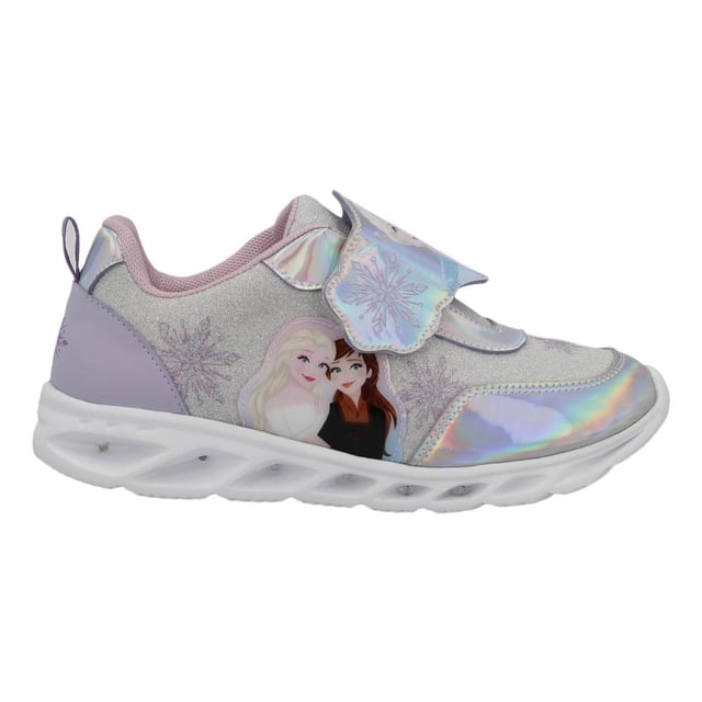 Tenis Niña Disney Frozen Licencia Deportivos Casuales plateado 18