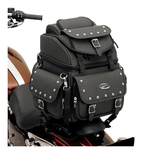 sissy bar bag with backrest