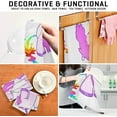thumbnail image 4 of Bizarre Unicorn Pissing Rainbow Dish Towels Set of 6, Funny Washable Tea Towels Dishcloths Lint-Free 18x28 Inch Fast Drying for Kitchen Restaurant Bar Clean, 4 of 7