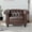 Drak Brown 1 Seat, variant on Holaki Accent Sofa Couch,84.65" Rolled Arm Three Seater Sofa Couch with Deep Button Decor and Nailhead,Upholstered Chesterfield Sofa Couch for Living Room,Bedroom and Apartment