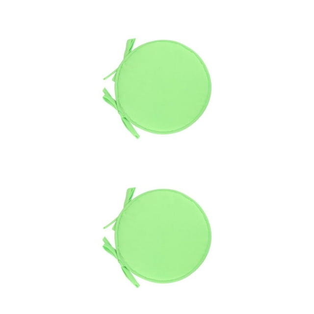 relayinert 1/2/3/5 Confort et Durabilité des Chaises Coussin Rond Doux et Confortable Vert Clair 2 Pcs