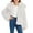 White, variant on XIMIN Girls Faux Fur Coat Kids Windproof Thick Fluffy Long Sleeve Cozy Lapel Collar Plush Outerwear Open Front Fuzzy Jacket Warm Winter Shaggy Outwear with Pockets