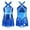 A Blue, variant on Aislor Sequins Latin Dance for Girls Ballet Dress for Lyrical Jazz Rumba Chacha Samba Ballroom Dancewear A Blue 6