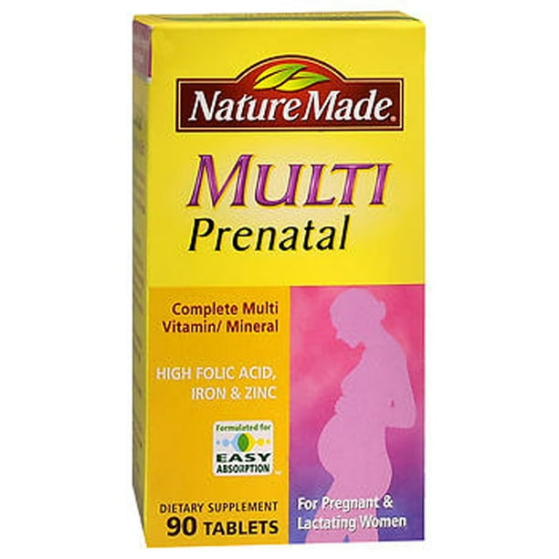 Nature Made Prenatal Multivitamin with Folic Acid, Dietary Supplement