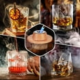 thumbnail image 4 of Whiskey Smoker Kit with Torch - 6 Flavors Wood Chips, Old Fashioned Cocktail Drink Smoker Kit, Birthday Bourbon Christmas White Elephant Gifts for Adults Men, Dad, Husband, Whiskey Lover(No Butane), 4 of 8