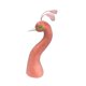 thumbnail image 5 of Adorno de cabeza de pavo real, decoración para coche de boda, adorno artesanal, flor rosa, 5 of 9