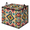 Multicolor 1, variant on CURLYOOT Aztec Clothes Storage Bag, Large Blanket Storage Container with Handle Zippers, Farmhouse Geometric Foldable Closet Organizer for Blanket, Comforter, Pillow, Bedding