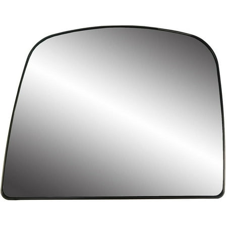 33263 - Fit System Driver Side Heated Mirror Glass w/ backing plate, GMC Savana Full Size Van, Chevy Express 08-18, 5 11/ 16