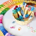 thumbnail image 4 of Hilo de bordar QCZKB, paquete de 100 madejas de poliéster, 4 m cada una, 4 of 7