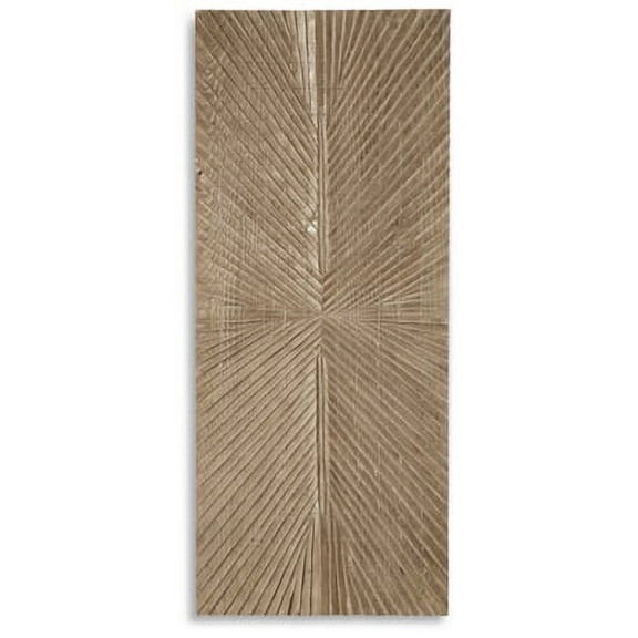 Signature Design by Ashley Casual Lenora Wall Decor  Distressed Brown