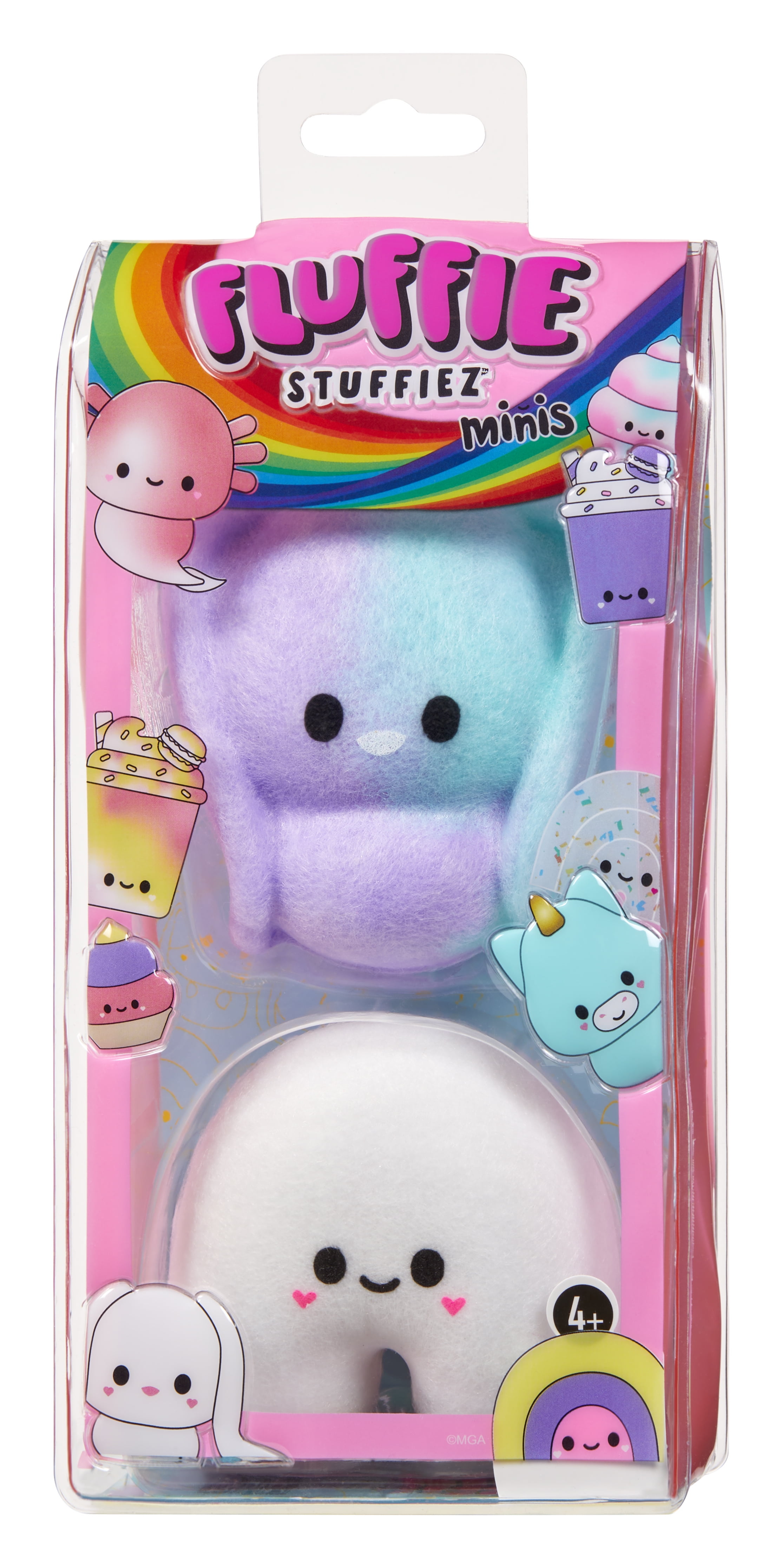 Fluffie Stuffiez Bunny & Rainbow Minis Collectible Plush