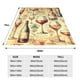 thumbnail image 3 of Balery Wine Manta de Felpa Suave y Acogedora – Cobija de Franela Aterciopelada para Cama, Lavable y Cálida para Sofá, Mascotas, Transpirable-80"x60", 3 of 7