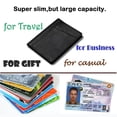 thumbnail image 3 of Leather Credit Card Case Ultra-thin Card Holder Protective Card Wallet with ID Window, 3 of 7