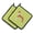 Green, variant on Basenji Checkerboard Blue Pair of Pot Holders
