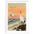 thumbnail image 2 of Art.com Cranes on Seashore Giclee Print by Koson Ohara, White Frame Wall Art, 32" x 44", 2 of 5