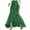 Green, variant on IWRICH Women's Casual Maxi Skirt a Line Irregular Ruffle Hem Fishtail Long Skirt Red XL