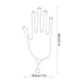 thumbnail image 1 of Porte-Gants Extensible 2 Pcs Support de Gants en Plastique Multifonction Blanc Rose Clair, 1 of 8