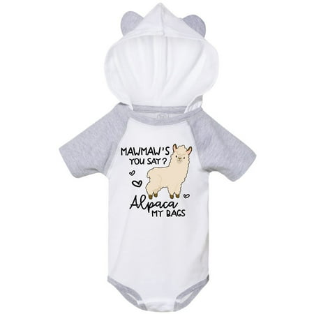 

Inktastic Mawmaw s You Say Alpaca My Bags Gift Baby Boy or Baby Girl Bodysuit