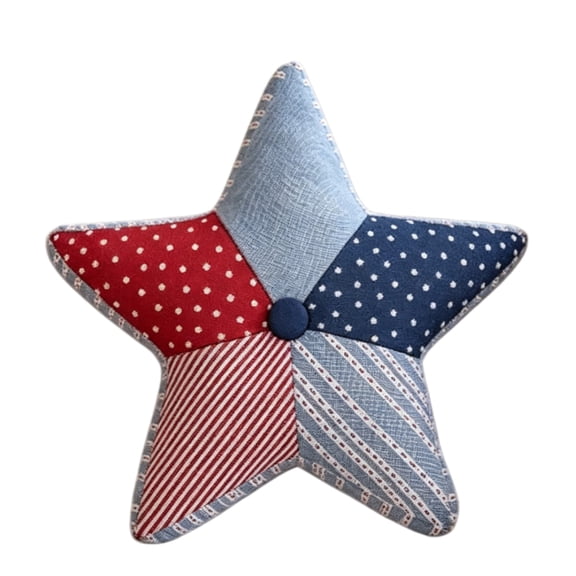 Patriotic Pillows,Patriotic Outdoor Pillows,Independence Day Star Pillow,4th of July Pillows,Independence Day Throw Pillows Outdoor(Red White Blue)