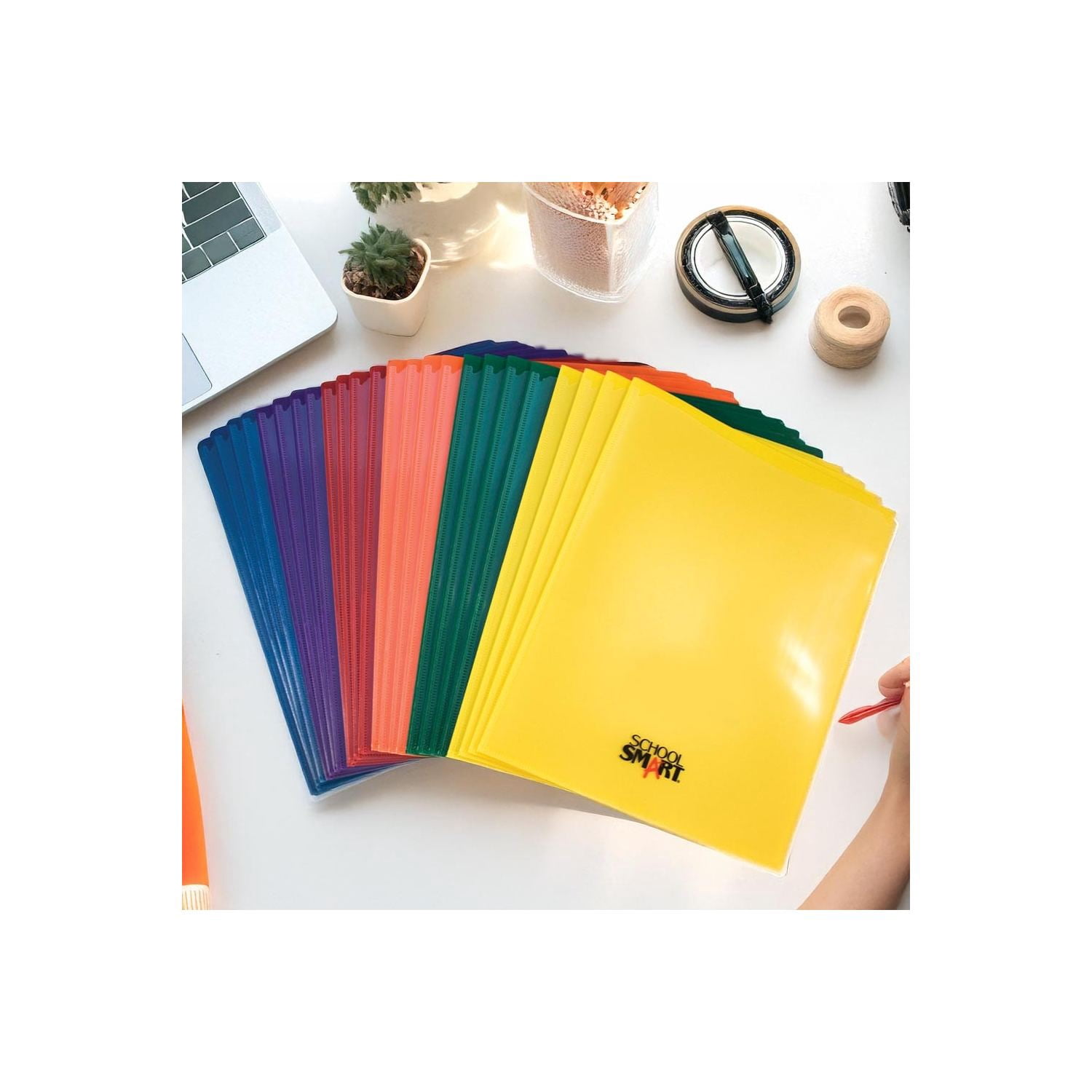 Take Home Folders, Assorted Colors, Set of 24