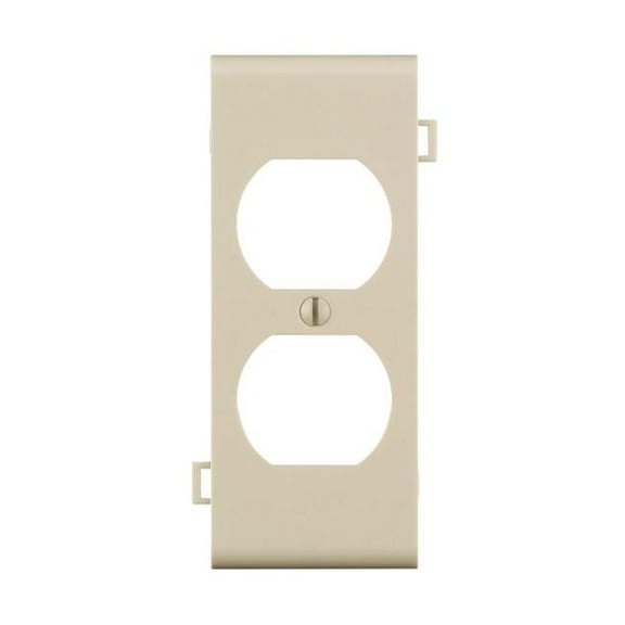 1 Gang Light Almond Duplex Center Panel Sectional Wall Plate