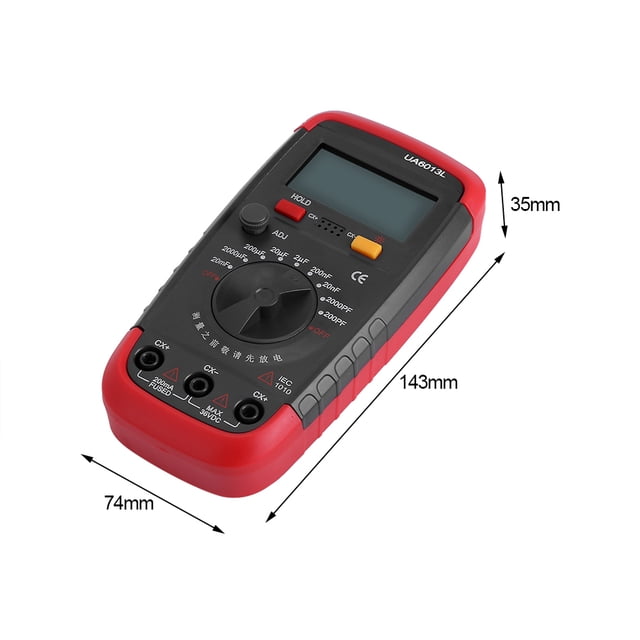 Sonew LCD Battery Powered Capacitan,UYIGAO Digital Battery Powered Capacitan Capacitor Meter Tester 6013L LCD Display, Digital Capacitor Meter Tester