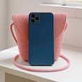 thumbnail image 4 of Bolsa La playa del verano empaqueta el color sólido elegante tejido casual de la de mensajero de las señoras para el trabajo Likrtyny Para Estrenar, 4 of 9