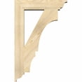 thumbnail image 3 of Ekena Millwork 4"W x 22"D x 34"H Balboa Traditional Rough Sawn Bracket, Douglas Fir, 3 of 4