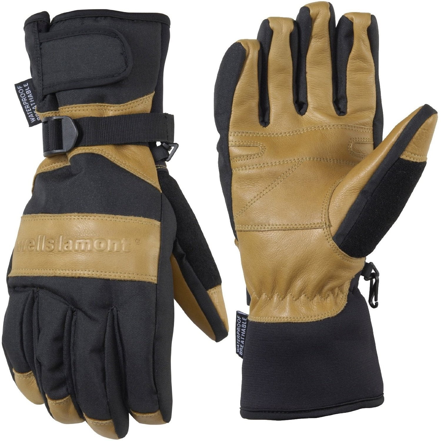 Wells Lamont Grips Gold Insulated Waterproof Gloves Men L by Wells Lamont