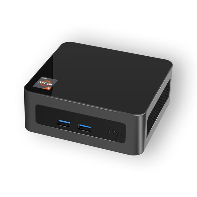 Riwcyla PC Windows 11 32GB RAM 1TB SSD Desktop Computer AMD Ryzen 5600H Processor 6 Cores 12 Threads Support 8K 60Hz WIFI6 BT5.2