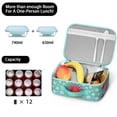 thumbnail image 5 of Insulated Lunch Box Bag for Men Designname Women Portable Lunch Pouch for Travel and Commuting WaterResistant Lining Portable Lightweight Lunch Cooler Bag, 5 of 6