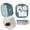 Emerald Forest, variant on b.box Mini Lunch Box, 3-Compartment Bento Box for Kids, Leakproof - Ocean Breeze