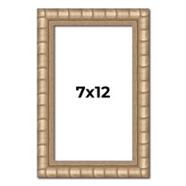 7x12 Frame Silver Real Wood Picture Frame Width 1.5 inches | Interior Frame Depth 0.5 inches |