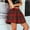 Red, variant on pxiakgy dress for women girls scotland plaid checks school pleated skirt cotton tartan red l