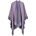 thumbnail image 1 of Women Poncho Shawl Cardigan Open Front Elegant Cape Wrap, 1 of 2
