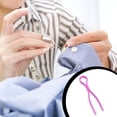 thumbnail image 3 of Wosthever Abrazadera de soporte de bobina, accesorios de costura de plástico, suministro de bordado, máquina organizadora de hilos, gran regalo Artesanía morado oscuro, 3 of 6