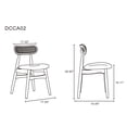 thumbnail image 4 of Rockaway Solid Wood Dining Set with 6 Colbert Chairs in Gray, 4 of 11
