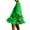 Green, variant on Faux Fur Trim Dress, Solid Color Round Neck Long Sleeve Bodycon Midi Dress, Glamorous Winter Party Dress for Holiday & New Year's Eve Green 3XL