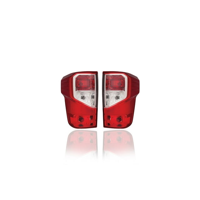 Tail Light - Compatible/Replacement for '16-23 Nissan Titan Cab Regular/XD Regular/Extended, 17-21 Crew - Halogen - Pair, Left Driver + Right Passenger Set - 26550EZ23A, 26555EZ23A