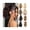 1B, variant on 10" Short Ponytail Hair Extensions Curly Wavy Claw Clip Pony Tail Synthetic Faux Hair pieces