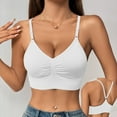 thumbnail image 2 of Seductiva Sports Bras for Women High Support Bras for Women Adjustable Strap Full Coverage Up Bras Comfortable No Underwire Wireless Bras Push Up Comfort Soft No Underwire 1PC, 2 of 5
