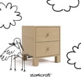 thumbnail image 3 of Storkcraft California Childrens Nightstand, Driftwood, 3 of 11